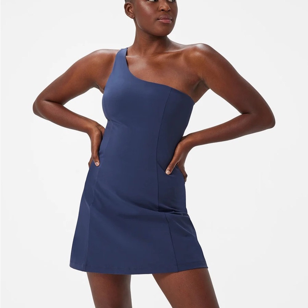 Outdoor Voices One Shoulder Dress